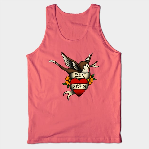 Space Bird Ben Solo Tattoo Tank Top by Miss Upsetter Designs